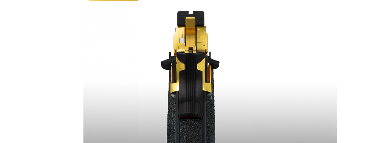 Airsoft Masterpiece Edge "DIOMEDEA" Aluminum Grip Safety for Hi-CAPA/1911 - (Black) - Click Image to Close