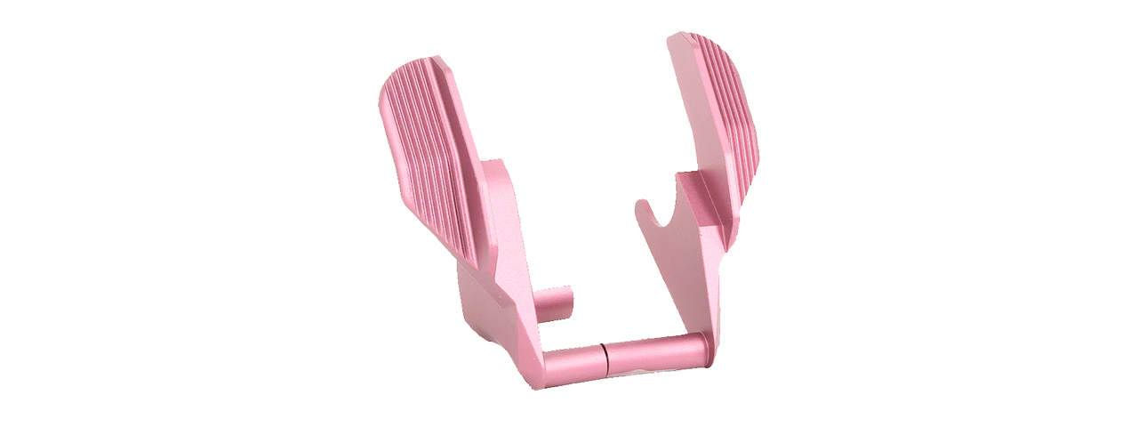 Airsoft Masterpiece Edge "ALBATROSS" Aluminum Ambi Thumb Safeties for Hi Capa (Pink)