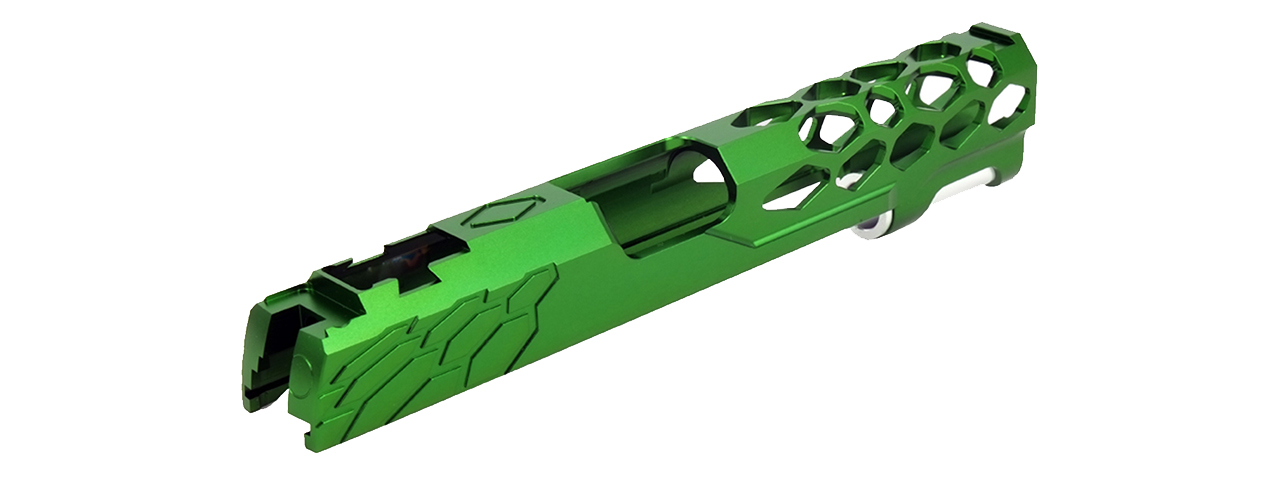Airsoft Masterpiece Edge "SHIELD" Aluminum Slide for 5.1 Hi Capa (Green)