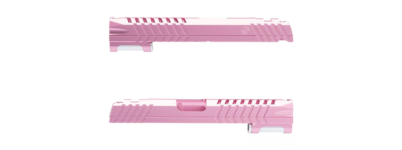 Airsoft Masterpiece EDGE Custom "MAX" Tokyo Marui Hi Capa/1911 GBB 5.1 Aluminum Frame - (Pink)