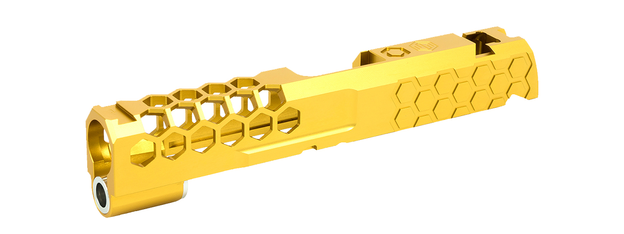 Airsoft Masterpiece Edge "HIVE" Aluminum Slide for 4.3 Hi Capa (Gold)