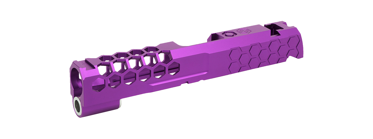 Airsoft Masterpiece Edge "HIVE" Aluminum Slide for 4.3 Hi Capa (Purple)