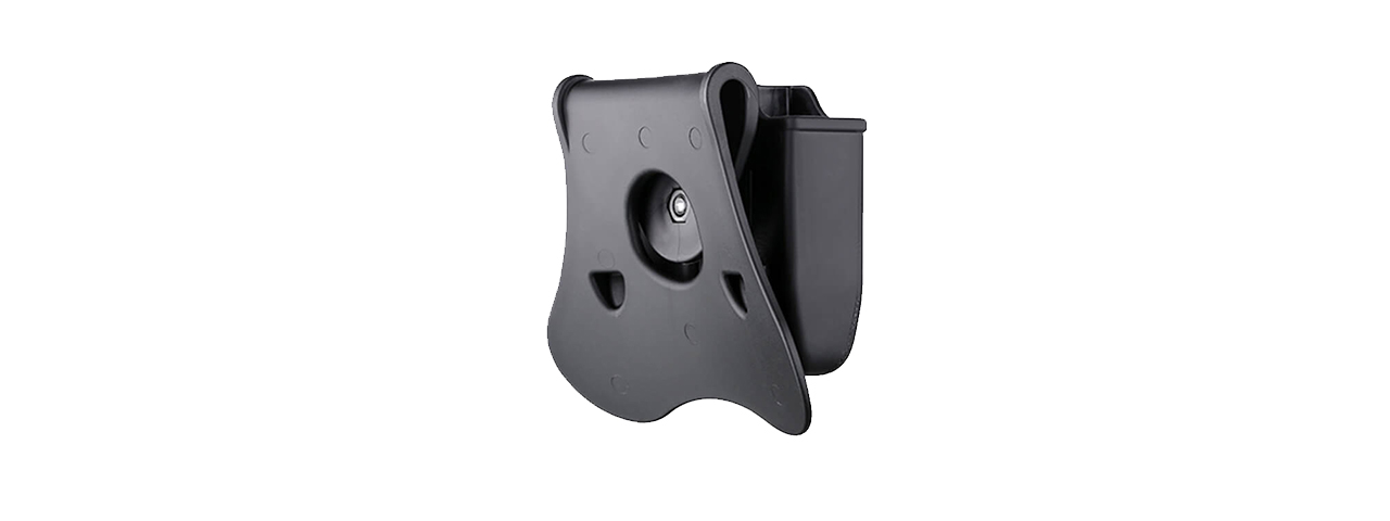 Amomax Double Magazine Pouch for Glock Airsoft Magazines (Black) - Click Image to Close