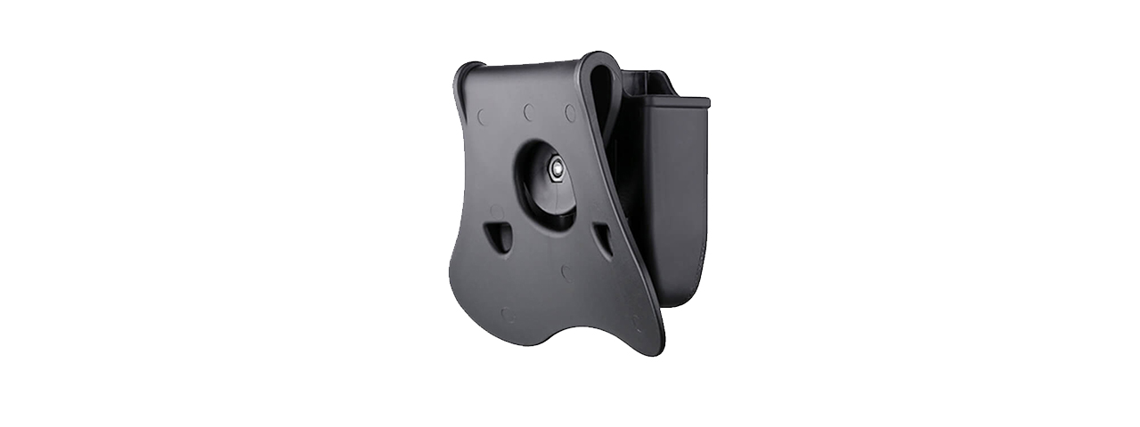 Amomax Double Magazine Pouch for Glock Airsoft Magazines (Black)