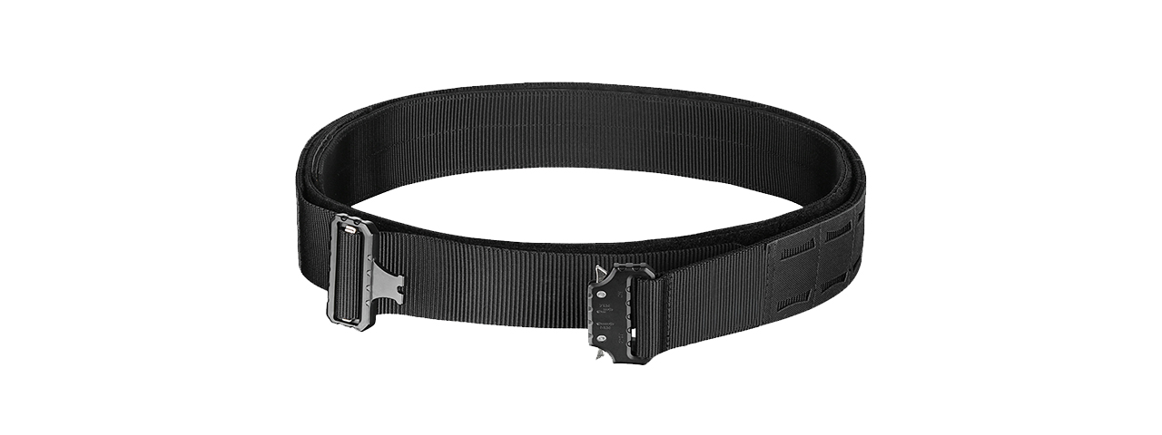 Amomax Greyhawk 1.75" Molle Double Belt (Medium)(BLK)