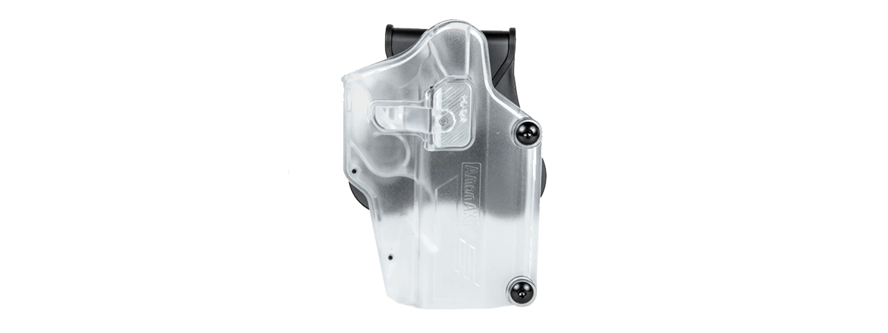 Amomax Q.R. Universal Polymer Paddle Holster (Clear White)