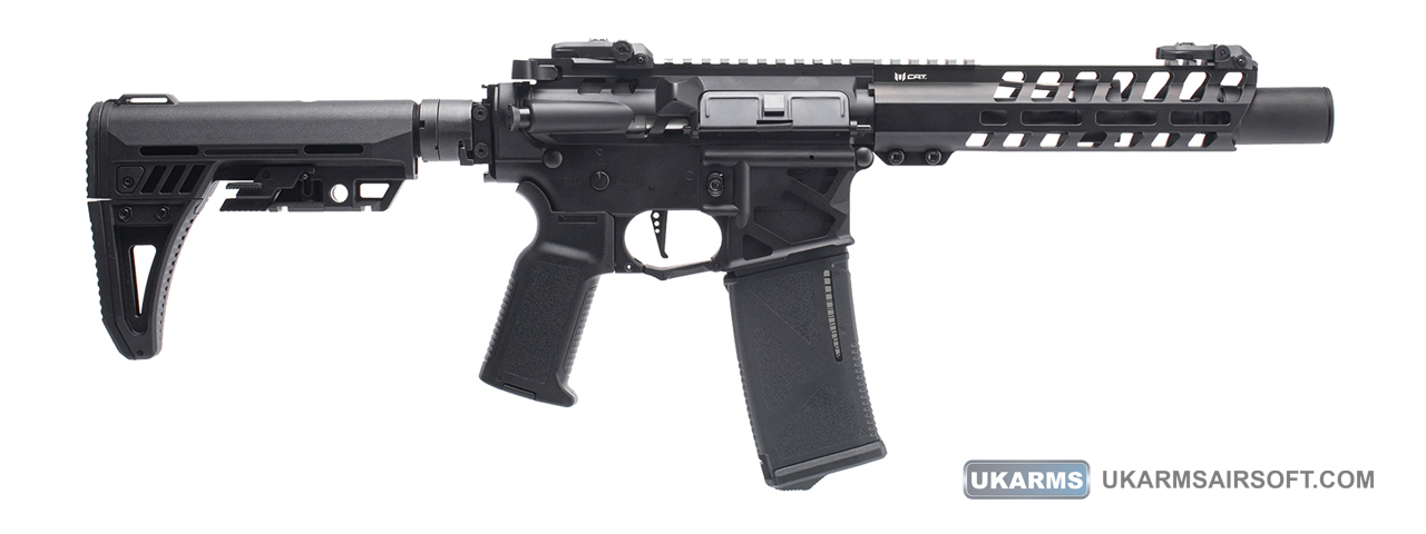 Arcturus x C.A.T. AR-15 Legend 8.5" Airsoft AEG Rifle (Color: Black) - Click Image to Close