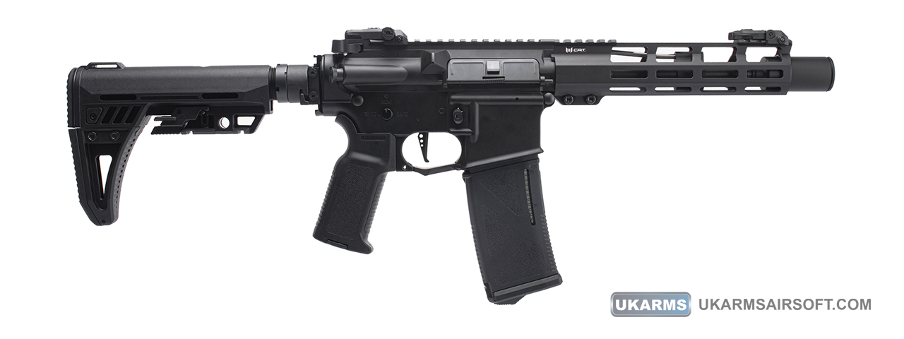 Arcturus x C.A.T. AR-15 Explorer 8.5" Airsoft AEG Rifle (Color: Black) - Click Image to Close