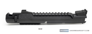 Action Army Alpha AAP-01 Upper Receiver Kit (Color: Black)