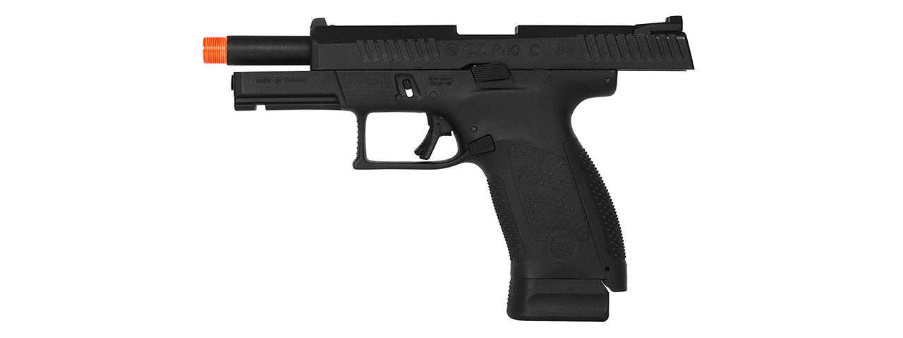 CZ P-10C CO2 Airsoft Pistol GBB - (Black) - Click Image to Close