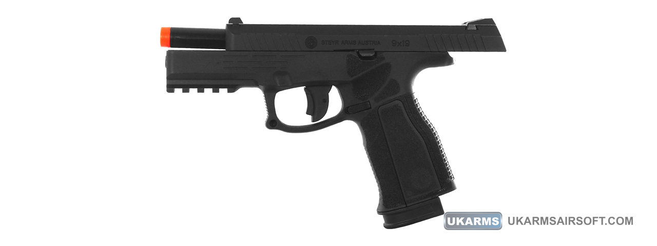 ASG Steyr L9-A2 MF Airsoft Gas Blowback Airsoft Pistol (Color: Black) - Click Image to Close