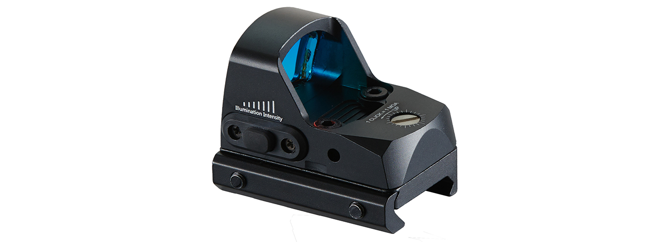 Lancer Tactical Micro Red Dot Sight (Black) - Click Image to Close