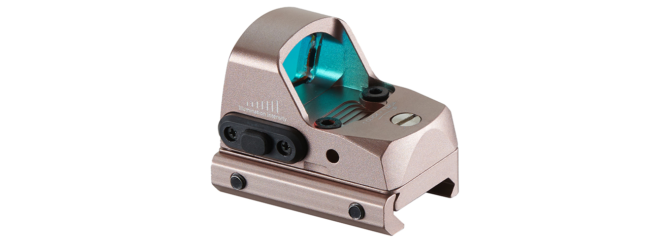 Lancer Tactical Micro Red Dot Sight (Champagne) - Click Image to Close