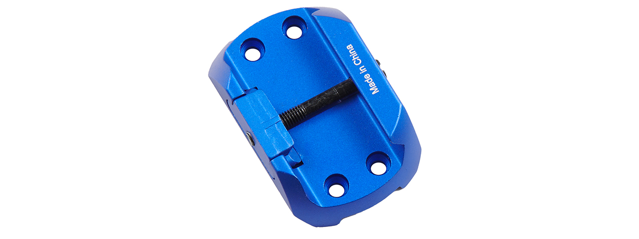 Lancer Tactical 2 MOA Micro Red Dot Sight with Riser Mount (Color: Blue)