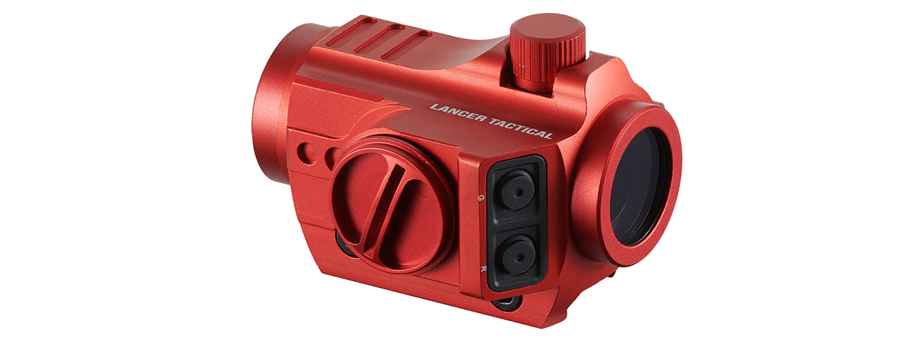 Lancer Tactical Micro Reflex Red & Green Dot Scope (Color: Red) - Click Image to Close