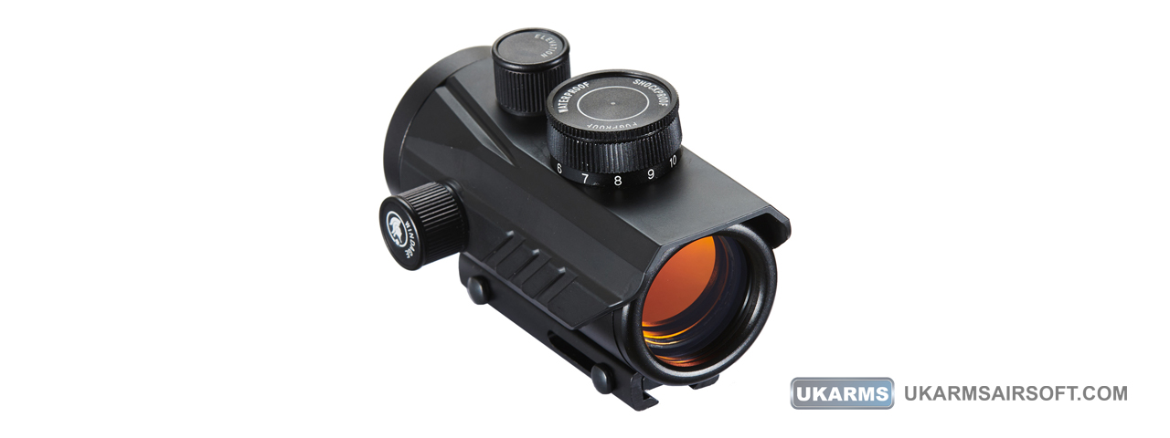 Lancer Tactical Reflex Red Dot Scope (Color: Black) - Click Image to Close