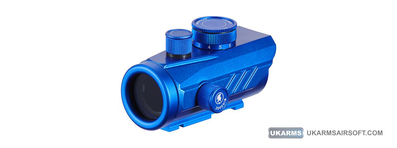 Lancer Tactical Reflex Red Dot Scope (Color: Blue) - Click Image to Close