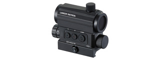Lancer Tactical 1X25 Red/Green Dot Sight w/ QD Riser Laser Combo (Black)