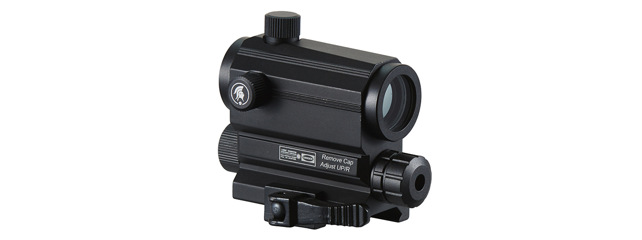 Lancer Tactical 1X25 Red/Green Dot Sight w/ QD Riser Laser Combo (Black)