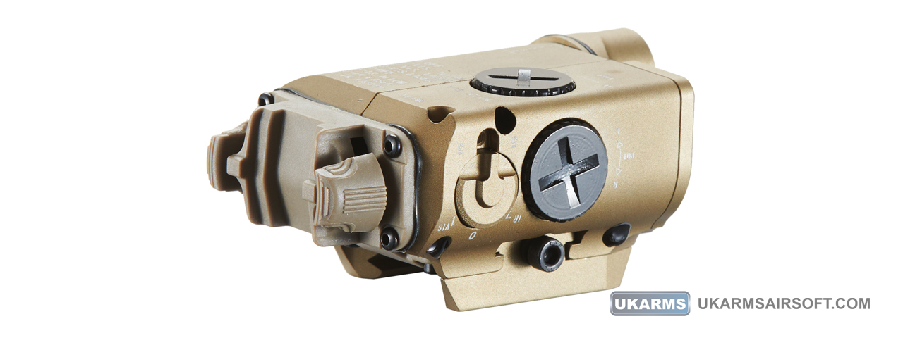 FMA Lab XVL2 IRC IR LED Flashlight and Laser (Color: Tan)