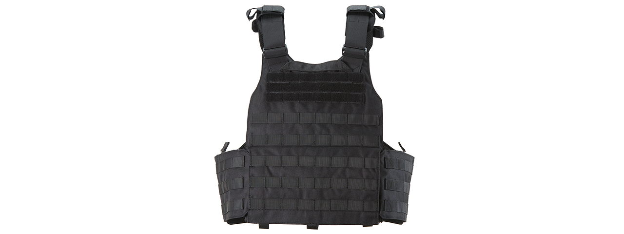 Lancer Tactical Quick Release Large Plate Carrier (Black) - Click Image to Close