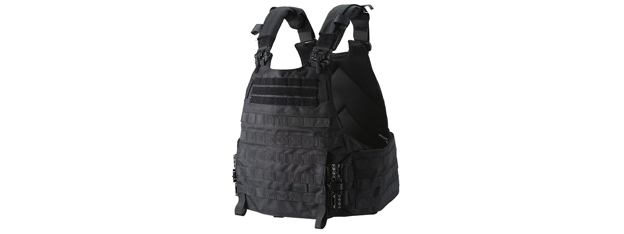 Lancer Tactical Quick Release Large Plate Carrier (Black) - Click Image to Close