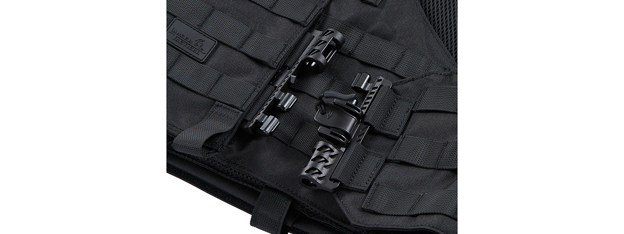 Lancer Tactical Quick Release Large Plate Carrier (Black) - Click Image to Close