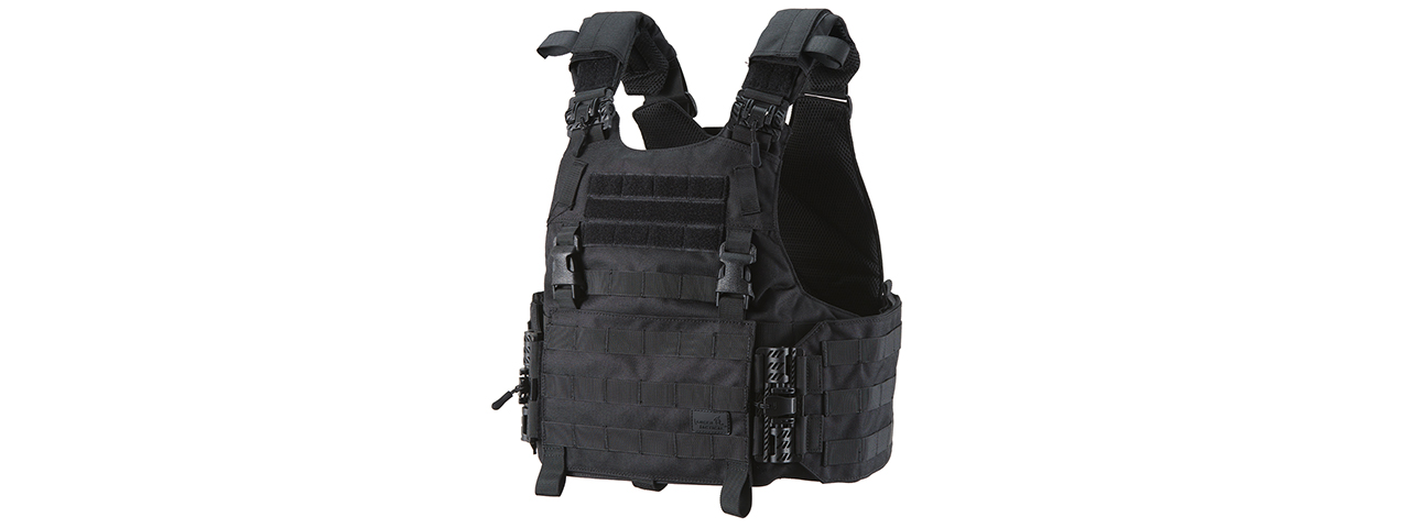 Lancer Tactical Quick Release Medium Plate Carrier (Black)