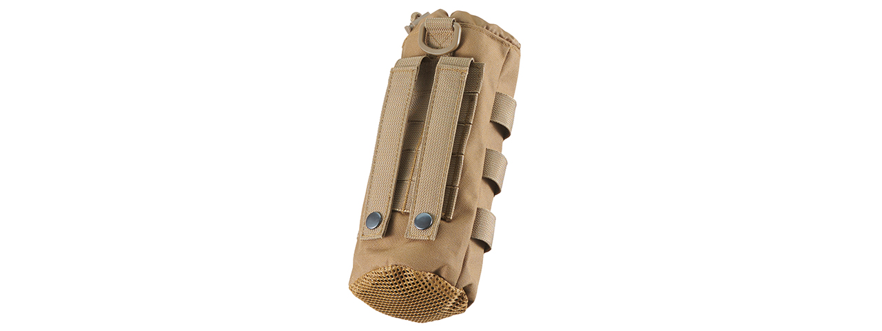 Lancer Tactical Molle Water Bottle Pouch - Khaki - Click Image to Close