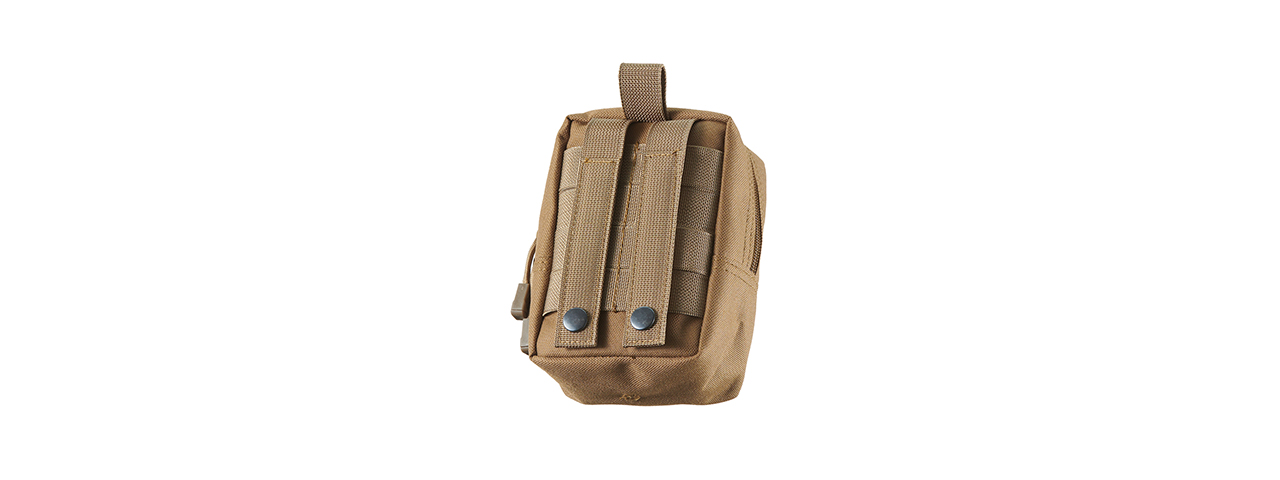 Lancer Tactical Molle Utility Pouch - Khaki - Click Image to Close