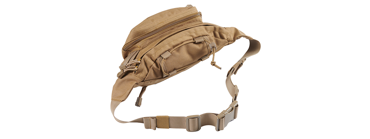 Lancer Tactical Sling Bag - Khaki - Click Image to Close