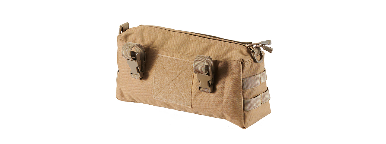 Lancer Tactical Vertical General Purpose Pouch - Khaki - Click Image to Close