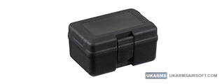 Small Polymer Storage and Tool Box Container (Color: Black)