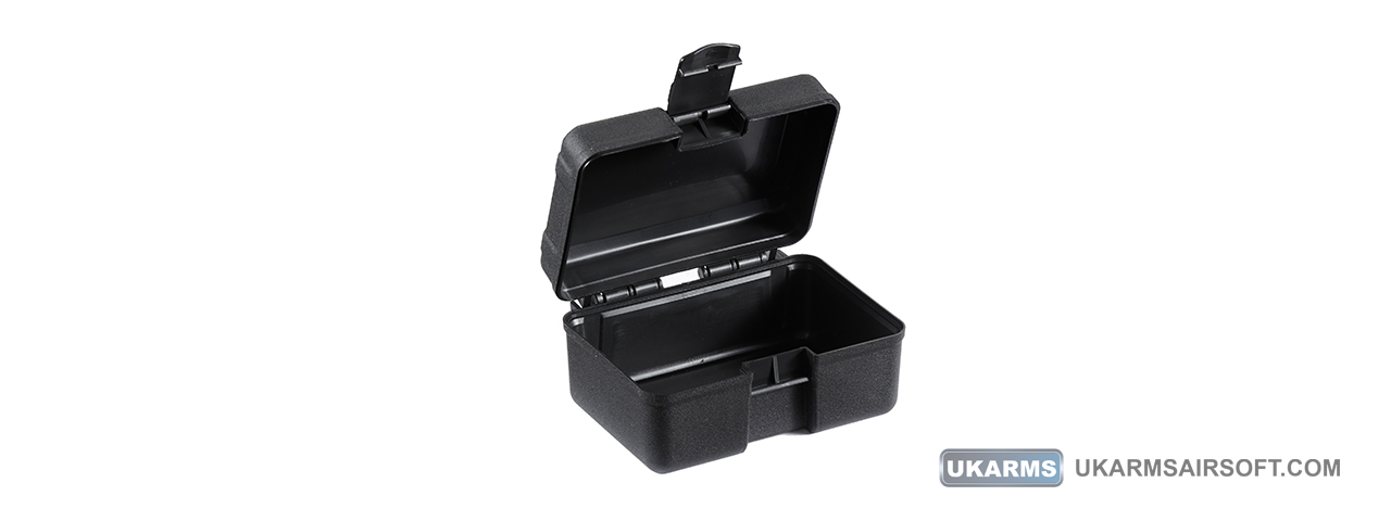 Small Polymer Storage and Tool Box Container (Color: Black) - Click Image to Close