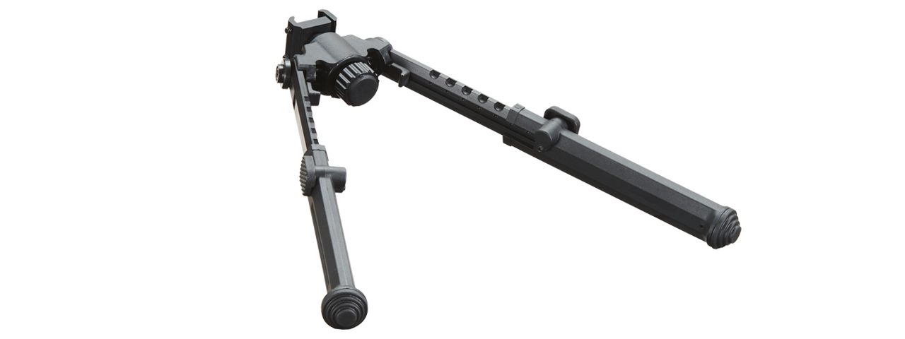 Lancer Tactical Full Metal Tactical Bipod for Picatinny Accessory Rails (Color: Black) - Click Image to Close