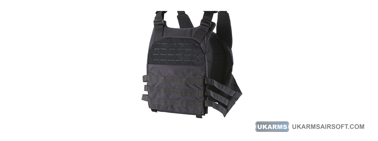 Lancer Tactical Trainer Weighted Vest (Color: Black) - Click Image to Close