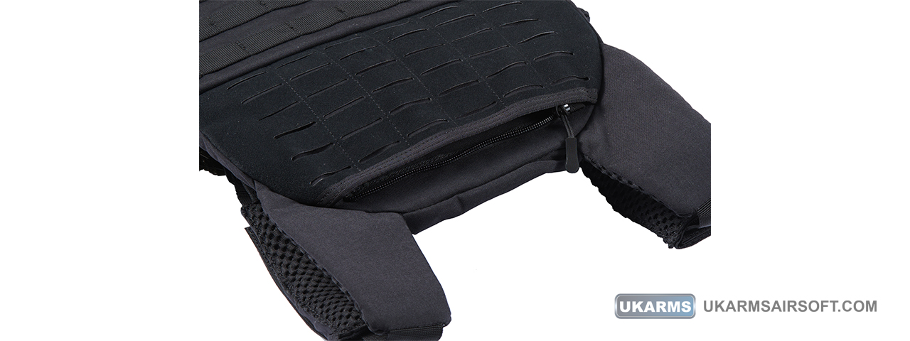 Lancer Tactical Trainer Weighted Vest (Color: Black) - Click Image to Close