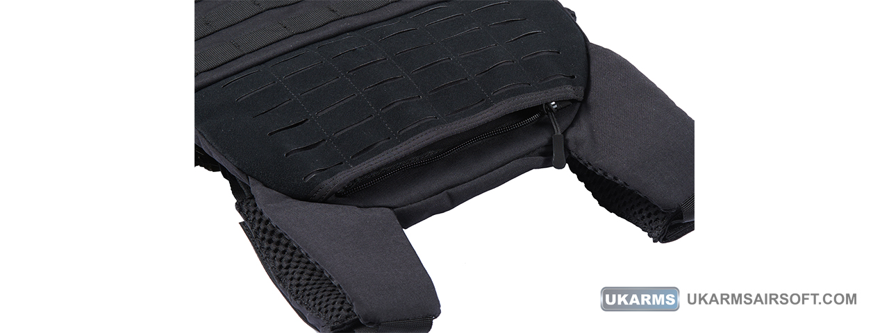 Lancer Tactical Trainer Weighted Vest (Color: Black)