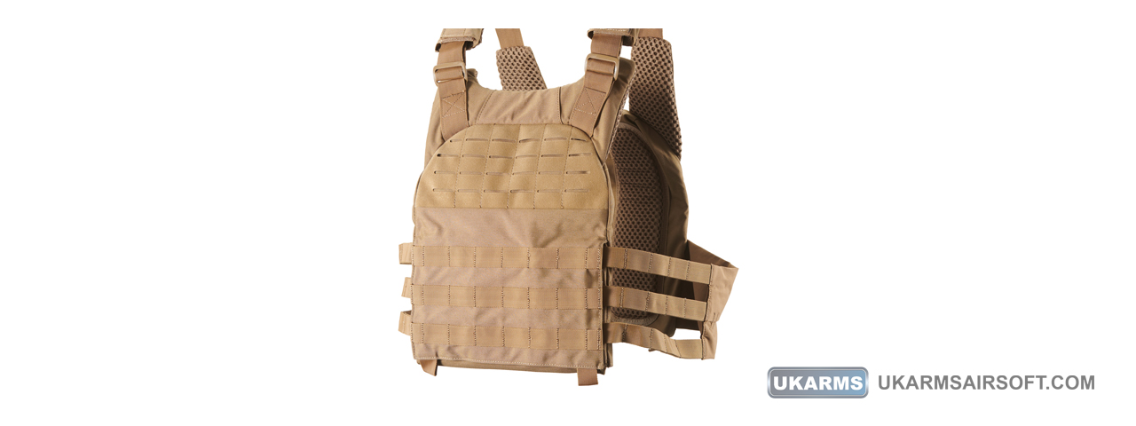 Lancer Tactical Trainer Weighted Vest (Color: Coyote Tan)