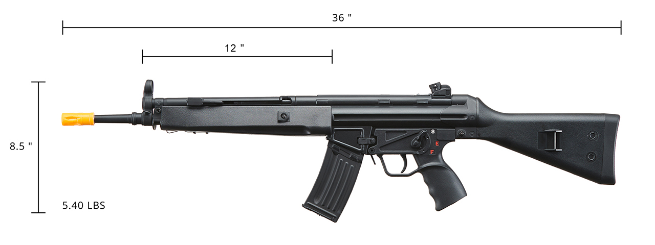 Classic Army CA33E Full Metal Airsoft AEG - Click Image to Close