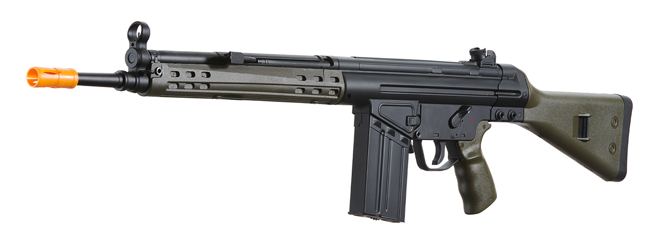 Classic Army CA-A3 Full Size Airsoft AEG (Color: OD Green) - Click Image to Close