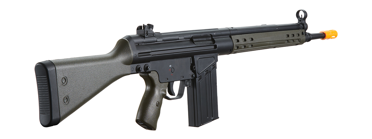 Classic Army CA-A3 Full Size Airsoft AEG (Color: OD Green) - Click Image to Close