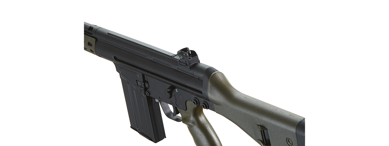 Classic Army CA-A3 Full Size Airsoft AEG (Color: OD Green) - Click Image to Close