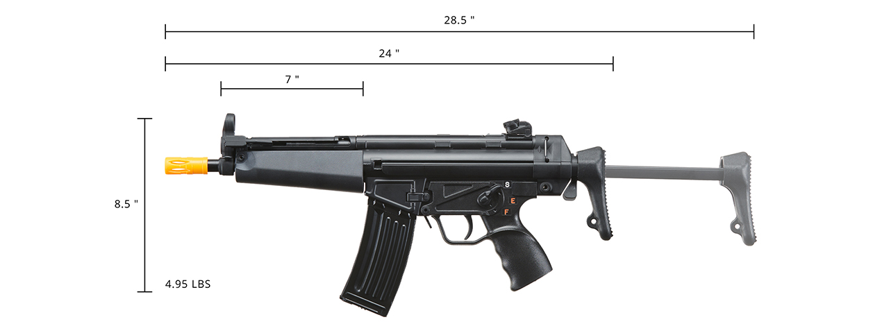 Classic Army CA53 Full Metal Airsoft AEG - Click Image to Close