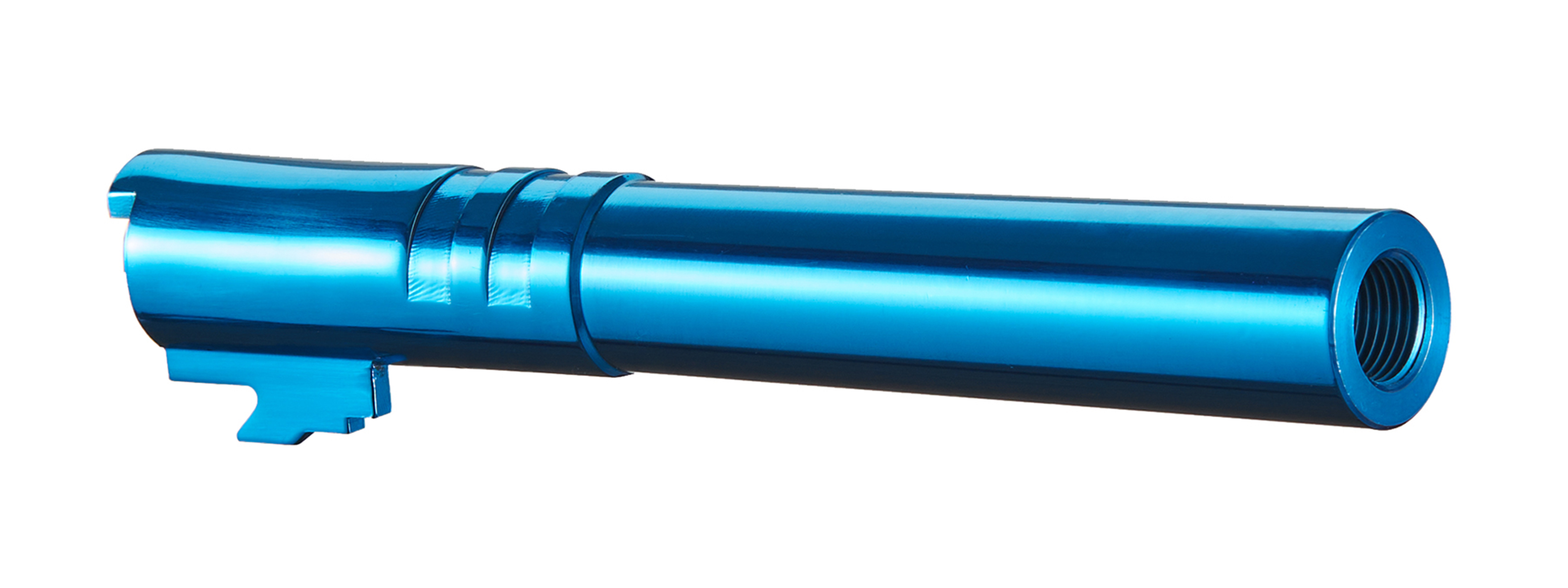 Lancer Tactical Stainless Steel Threaded Outer Barrel for 5.1 Hi-Capa Pistols (Blue)