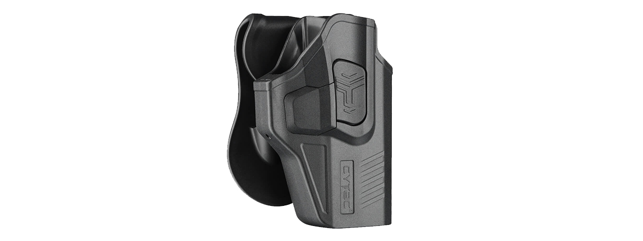 Cytac R-Defender Hard Shell Holster for Glock [G19, G23, G21] - BLACK