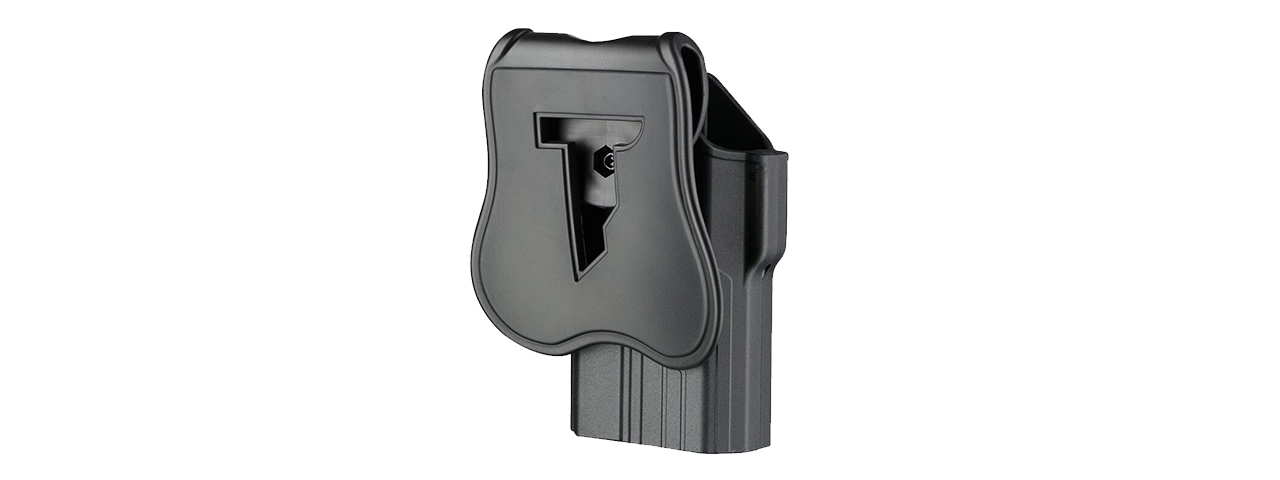 Cytac Gen 4 Hard Shell Adjustable Holster for Glock 17 Series Pistols (Color: Black) - Click Image to Close
