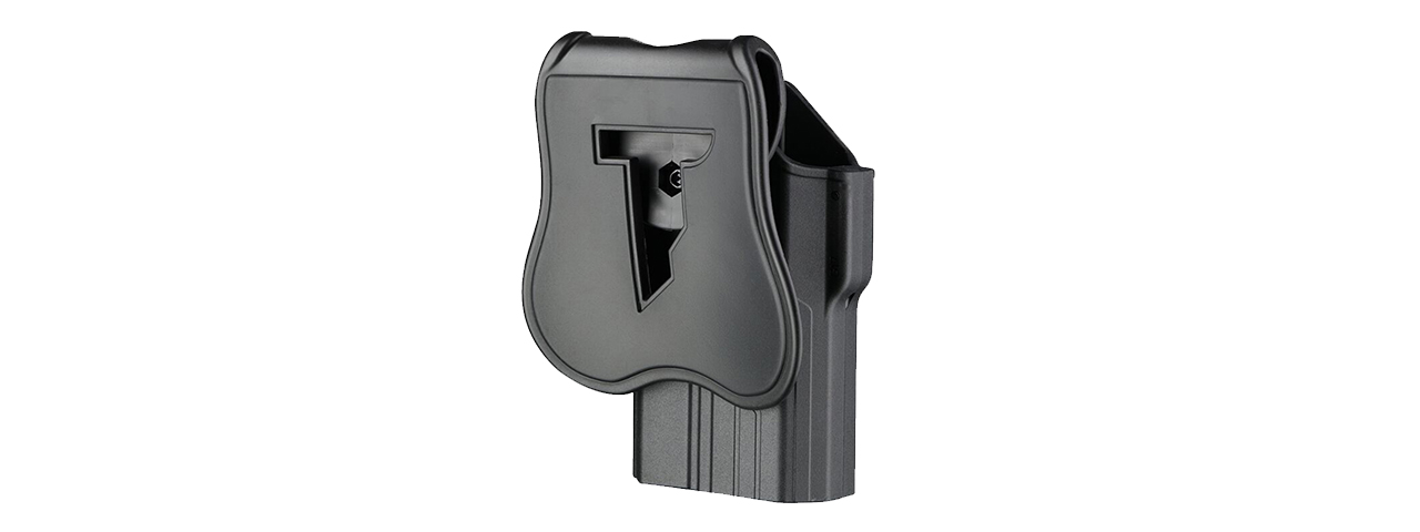 Cytac Gen 4 Hard Shell Adjustable Holster for Glock 17 Series Pistols (Color: Black)