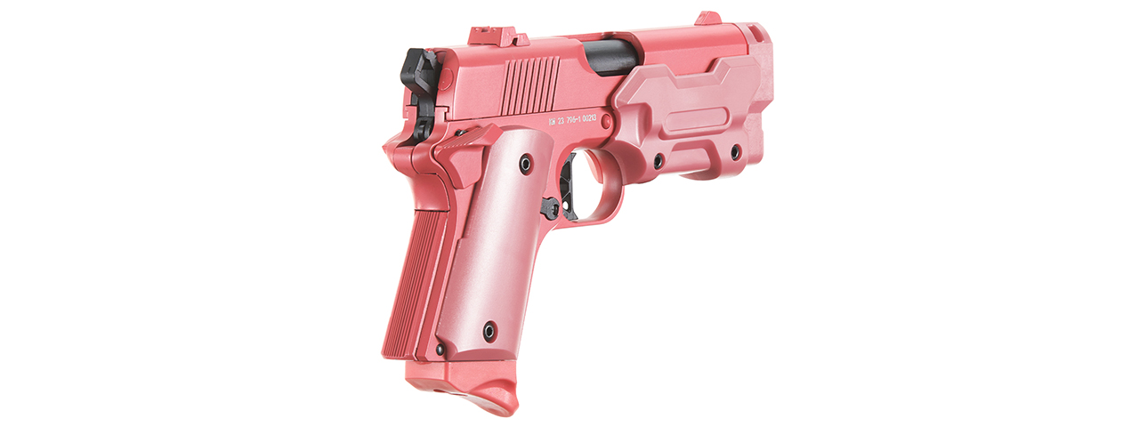 Double Bell AM45 Gas Blowback Pistol - Pink - Click Image to Close