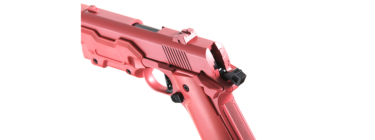 Double Bell AM45 Gas Blowback Pistol - Pink - Click Image to Close